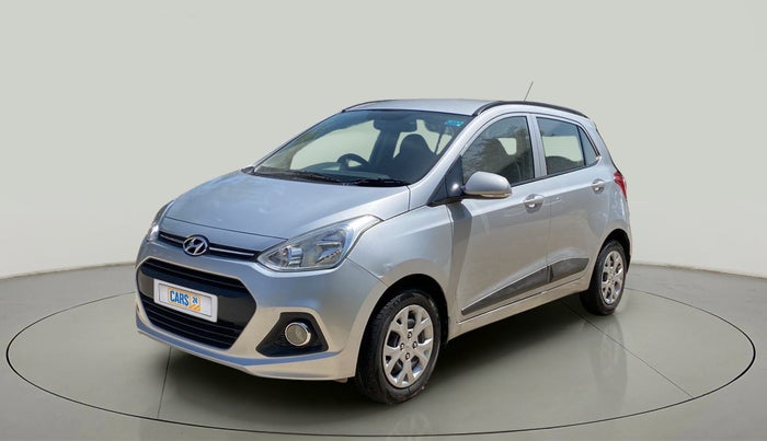 2015 Hyundai Grand i10 SPORTZ 1.2 KAPPA VTVT, Petrol, Manual, 73,274 km, Left Front Diagonal