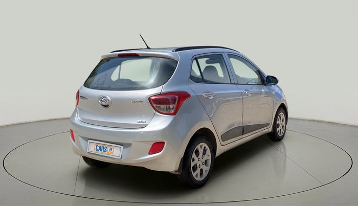 2015 Hyundai Grand i10 SPORTZ 1.2 KAPPA VTVT, Petrol, Manual, 73,274 km, Right Back Diagonal