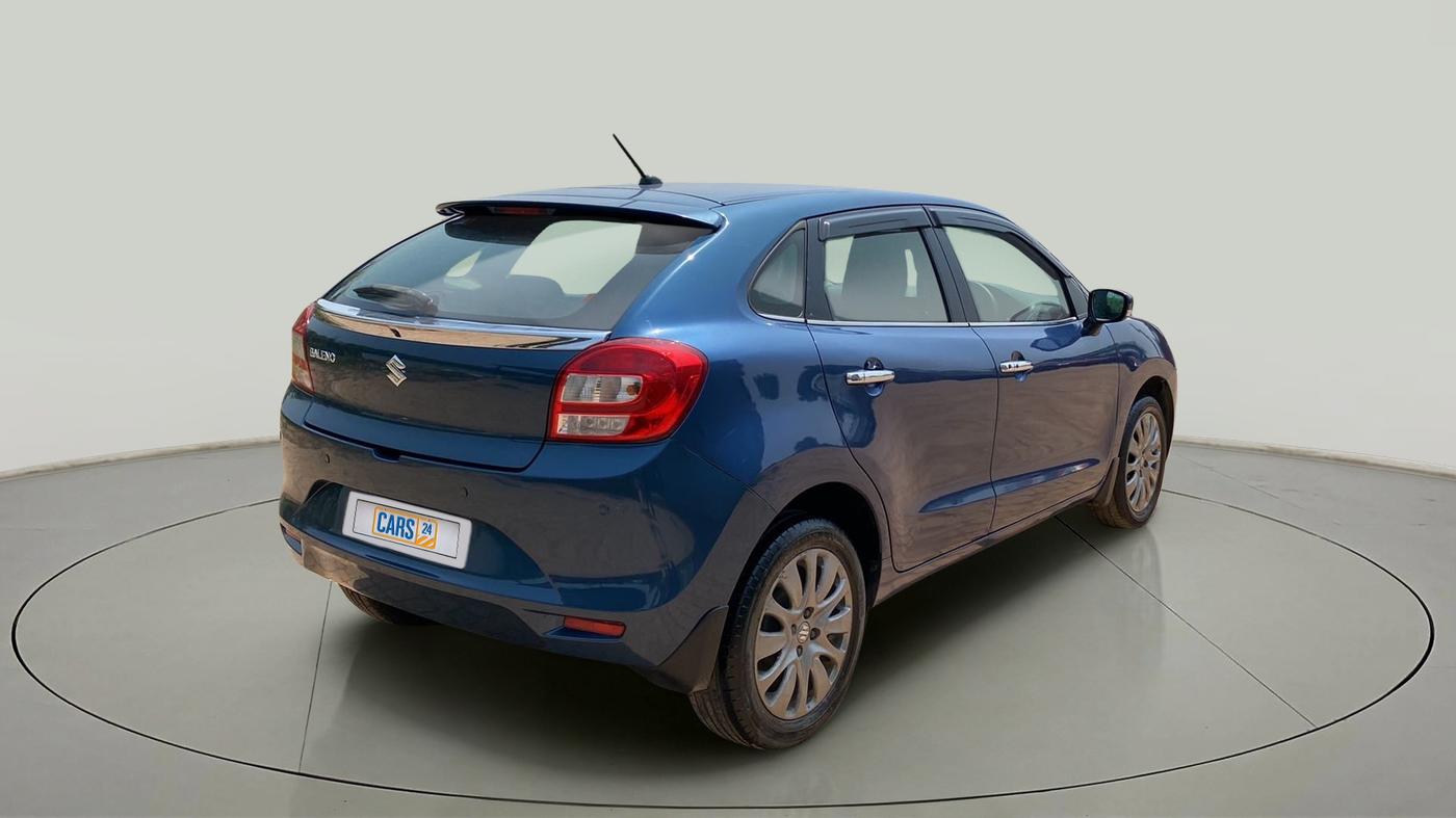 2017 Maruti Baleno ALPHA PETROL 1.2, Petrol, Manual, 55,080 km, Right Back Diagonal