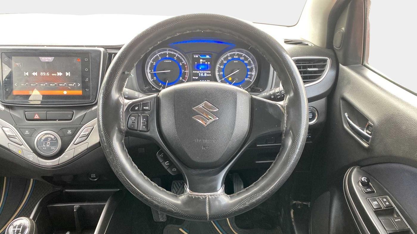2020 Maruti Baleno ZETA PETROL 1.2, Petrol, Manual, 34,849 km, Steering Wheel Close Up