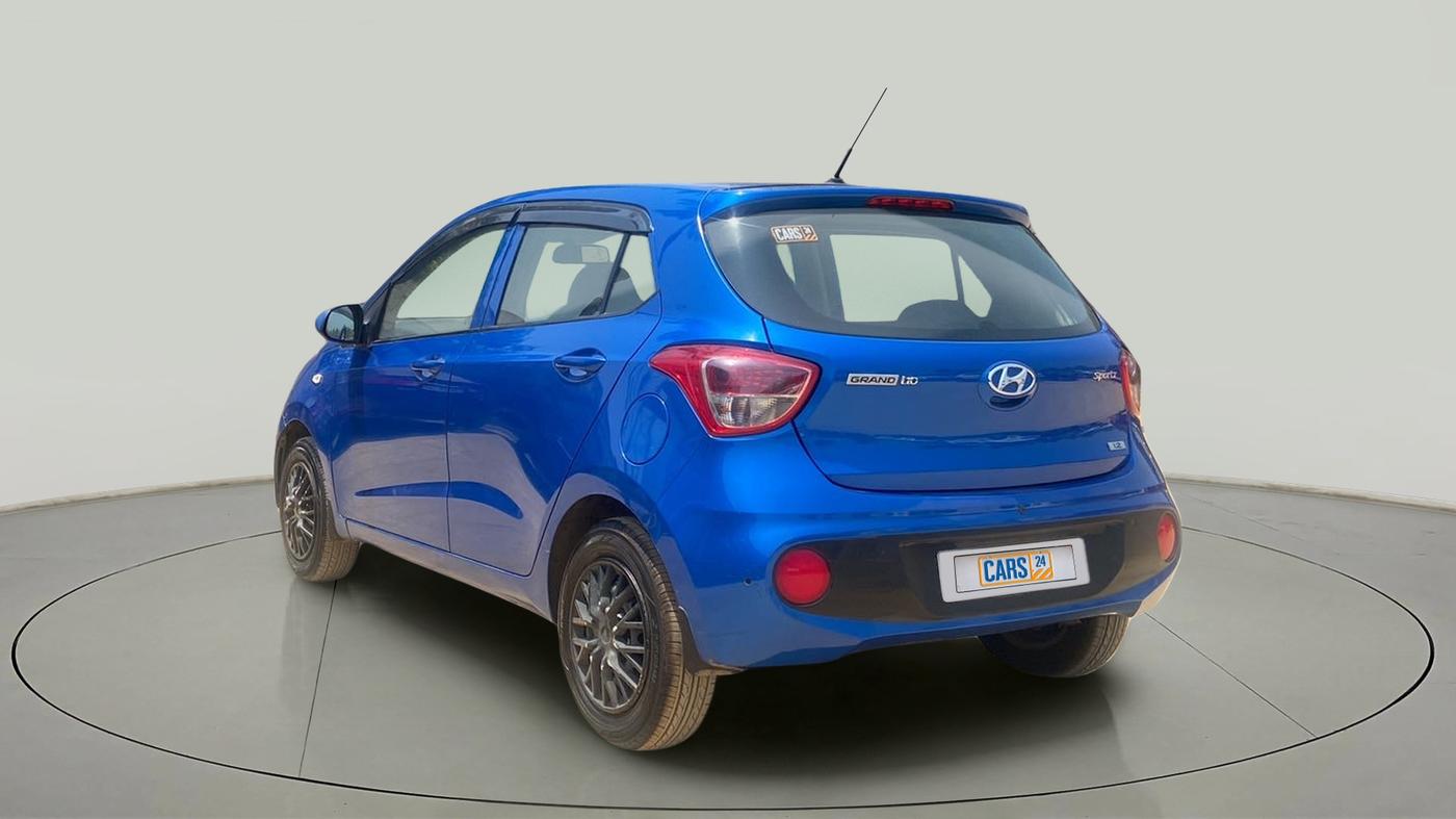 2017 Hyundai Grand i10 SPORTZ 1.2 KAPPA VTVT, Petrol, Manual, 25,986 km, Left Back Diagonal