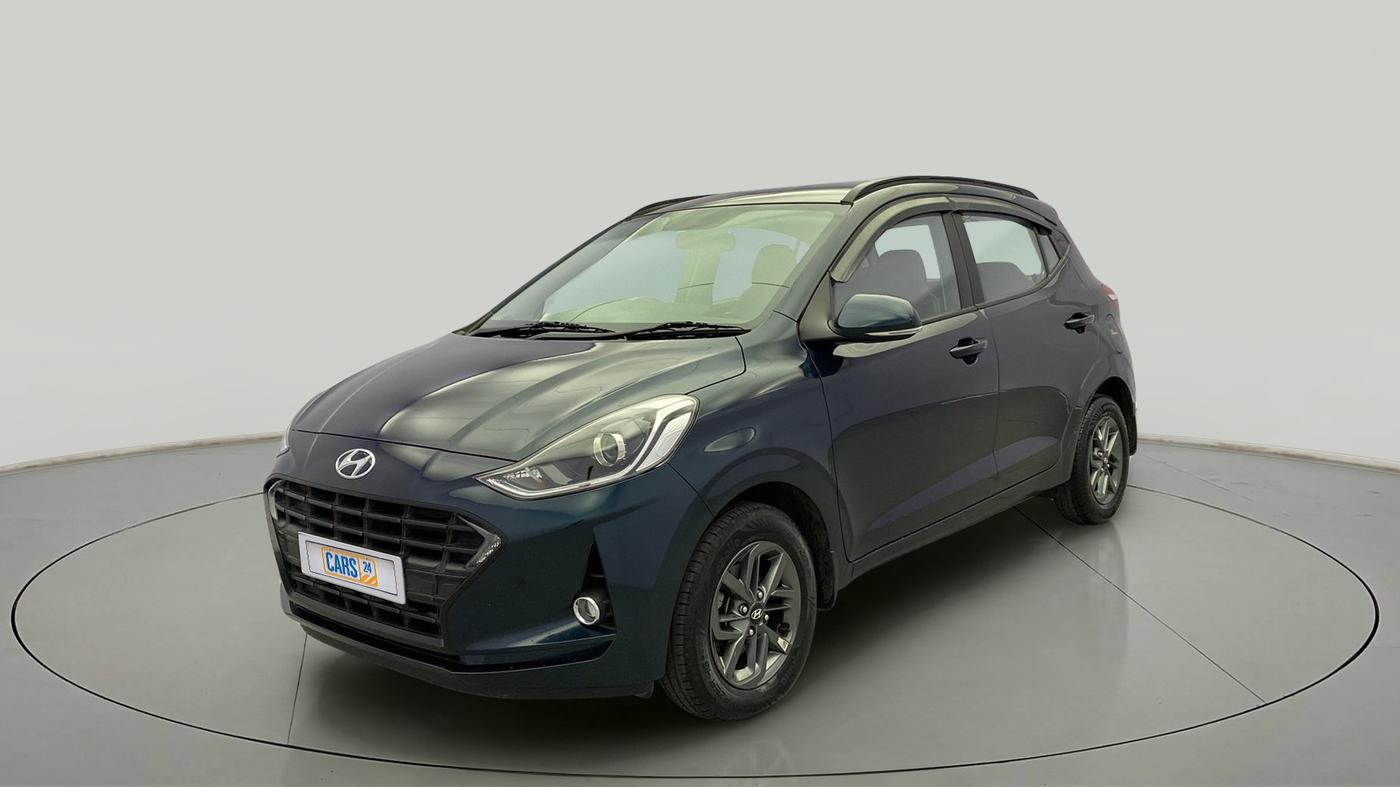 2021 Hyundai GRAND I10 NIOS SPORTZ AMT 1.2 KAPPA VTVT, Petrol, Automatic, 8,235 km, Left Front Diagonal