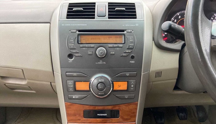 2011 Toyota Corolla Altis G PETROL, Petrol, Manual, 80,901 km, Air Conditioner