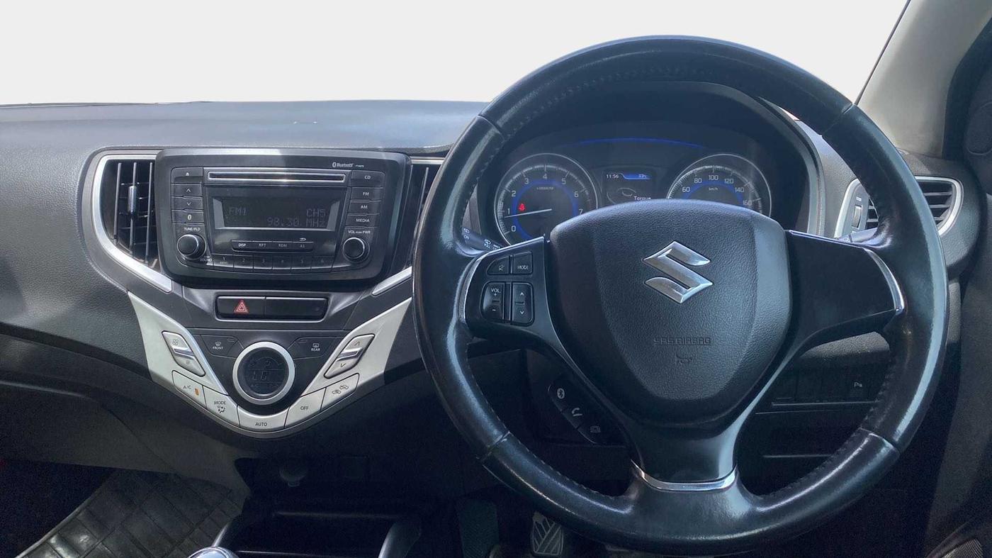 2015 Maruti Baleno ZETA PETROL 1.2, Petrol, Manual, 91,699 km, Steering Wheel Close Up