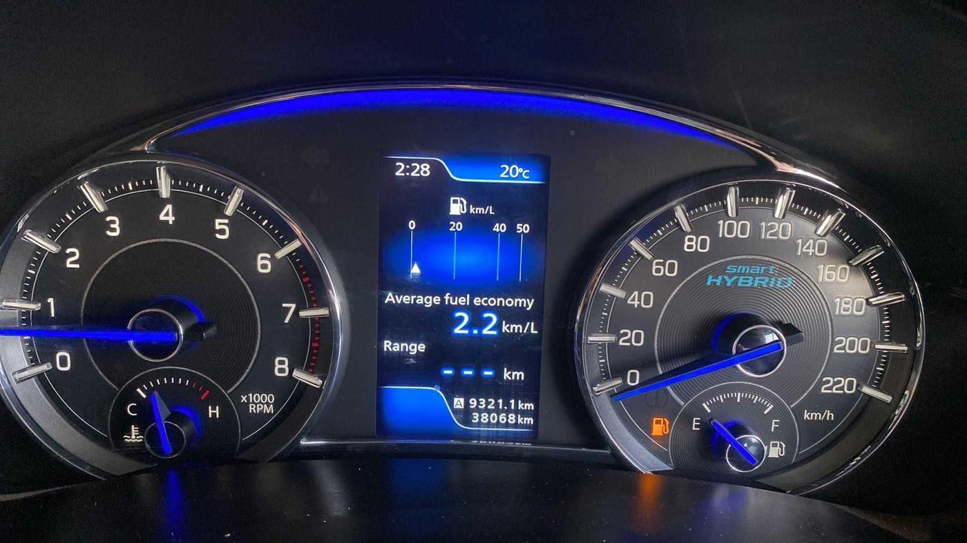 2018 Maruti Ciaz ALPHA 1.5 SHVS PETROL, Petrol, Manual, 38,065 km, Odometer Image