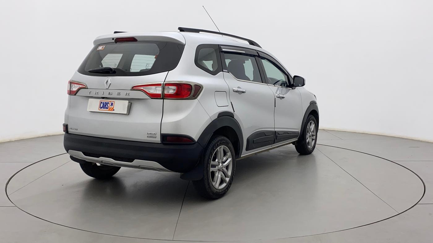 2021 Renault TRIBER RXZ AMT, Petrol, Automatic, 18,772 km, Right Back Diagonal
