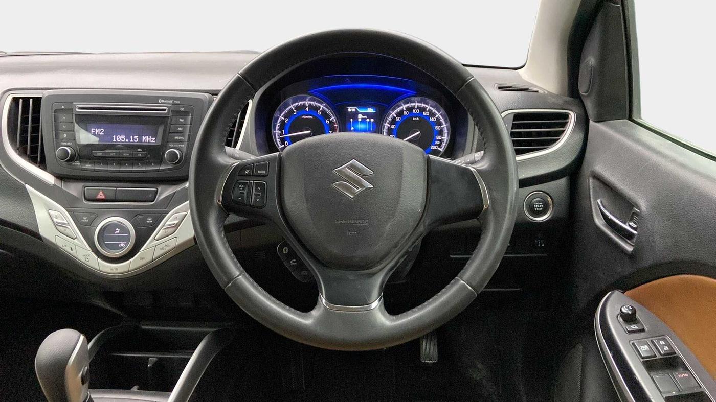 2018 Maruti Baleno ZETA CVT PETROL 1.2, Petrol, Automatic, 18,854 km, Steering Wheel Close Up