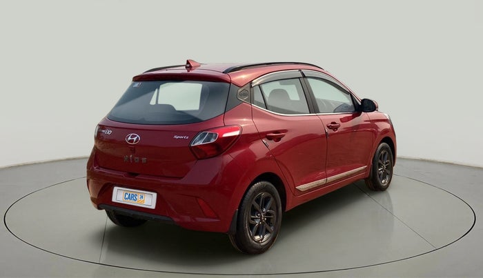 2020 Hyundai GRAND I10 NIOS SPORTZ AMT 1.2 KAPPA VTVT, Petrol, Automatic, 17,610 km, Right Back Diagonal