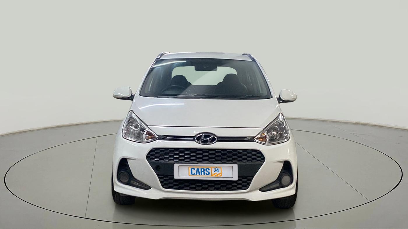 2017 Hyundai Grand i10 SPORTZ (O) 1.2 KAPPA VTVT, Petrol, Manual, 19,885 km, Front