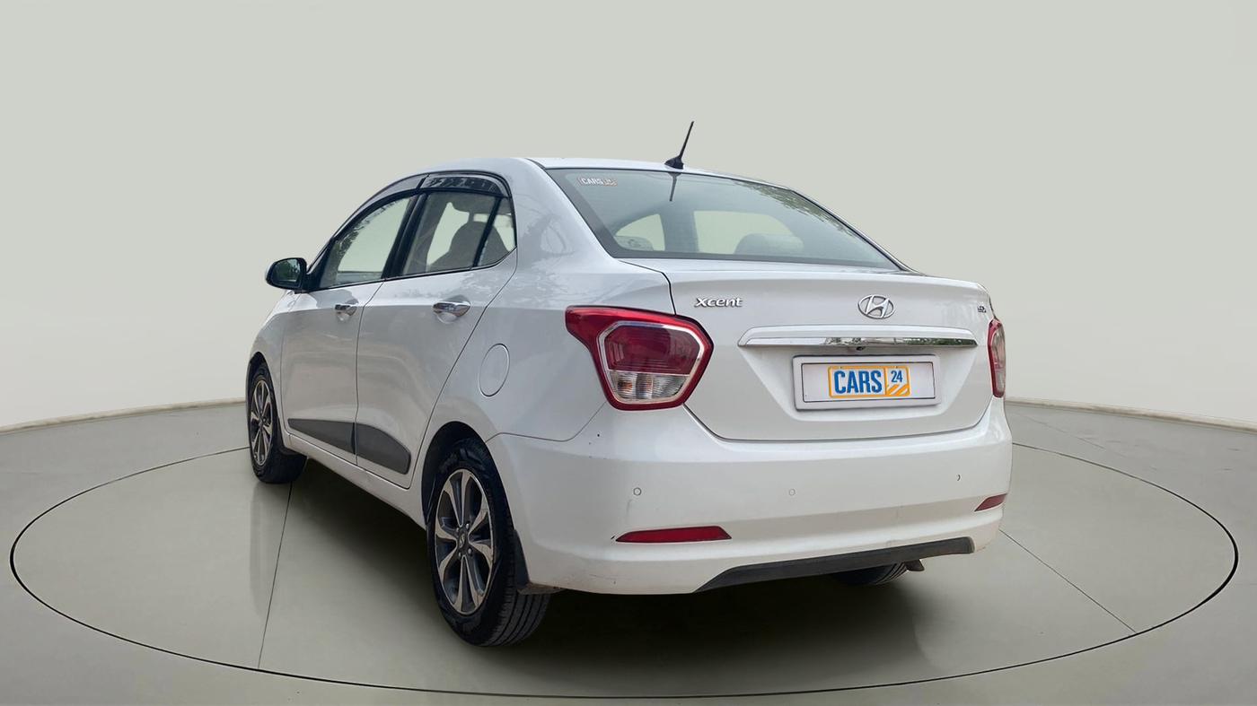 2014 Hyundai Xcent SX AT 1.2 (O), Petrol, Automatic, 45,111 km, Left Back Diagonal