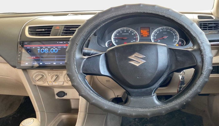 2012 Maruti Swift Dzire VXI, Petrol, Manual, 33,462 km, Steering Wheel Close Up