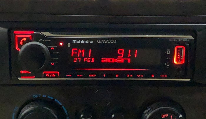 2020 Mahindra Bolero B6 (O), Diesel, Manual, 36,543 km, Infotainment System