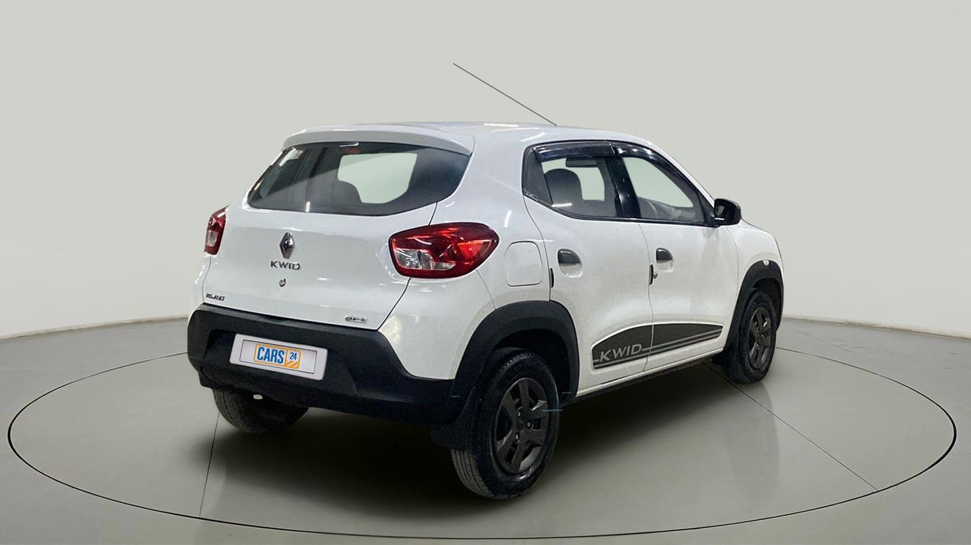 2019 Renault Kwid RXT 1.0 AMT (O), Petrol, Automatic, 12,536 km, Right Back Diagonal