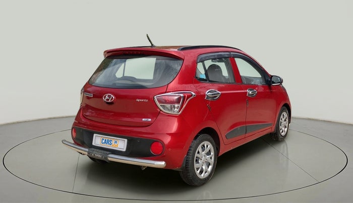 2019 Hyundai Grand i10 SPORTZ 1.2 KAPPA VTVT, Petrol, Manual, 25,555 km, Right Back Diagonal