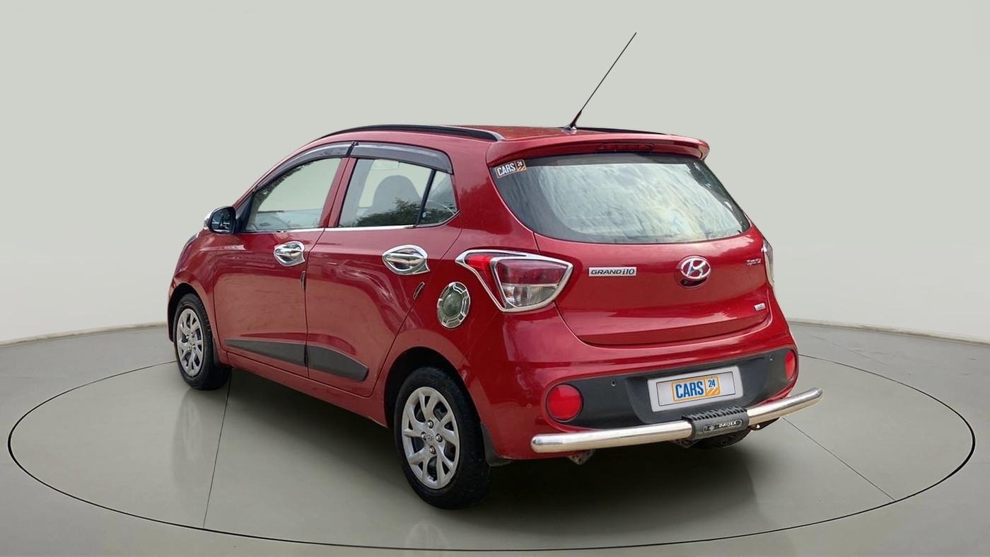 2019 Hyundai Grand i10 SPORTZ 1.2 KAPPA VTVT, Petrol, Manual, 25,555 km, Left Back Diagonal
