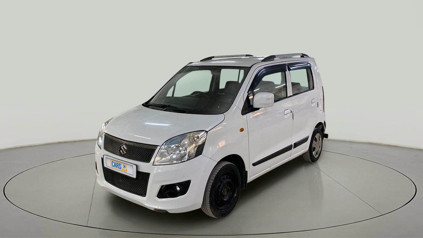2015 Maruti Wagon R 1.0 VXI, Petrol, Manual, 55,511 km, Left Front Diagonal