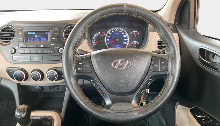 2019 Hyundai Grand i10 MAGNA 1.2 KAPPA VTVT, Petrol, Manual, 36,244 km, Steering Wheel Close Up