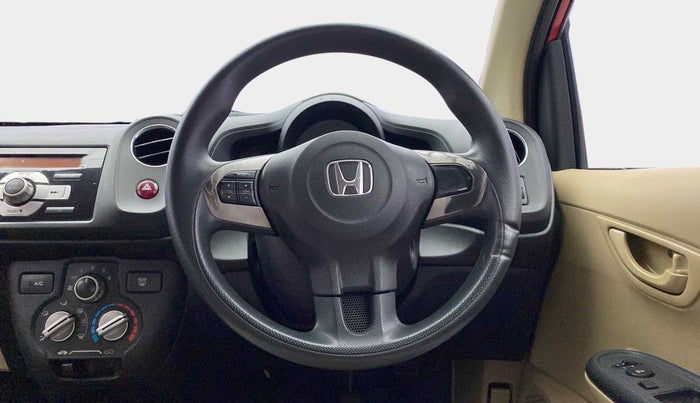2015 Honda Brio S MT, Petrol, Manual, 95,772 km, Steering Wheel Close Up