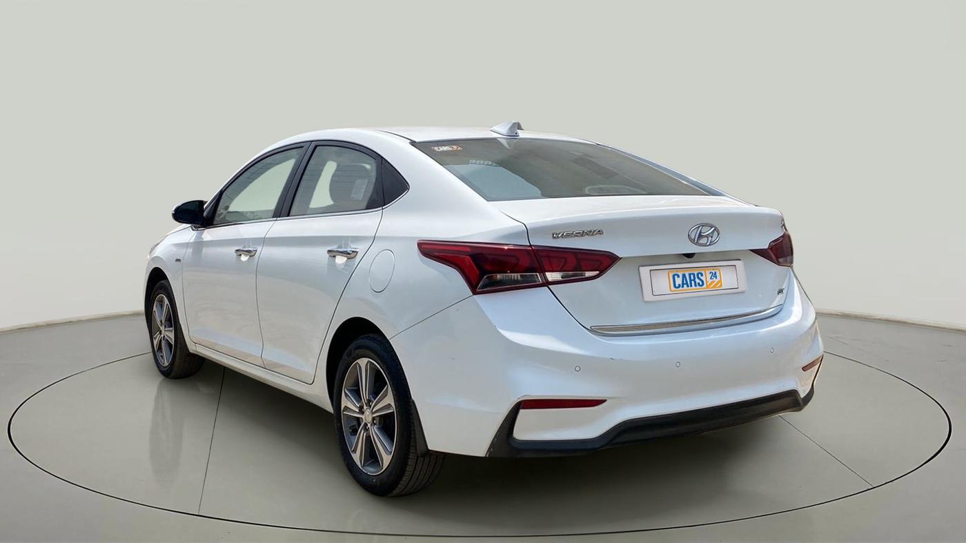 2018 Hyundai Verna 1.6 VTVT SX (O) AT, Petrol, Automatic, 50,786 km, Left Back Diagonal