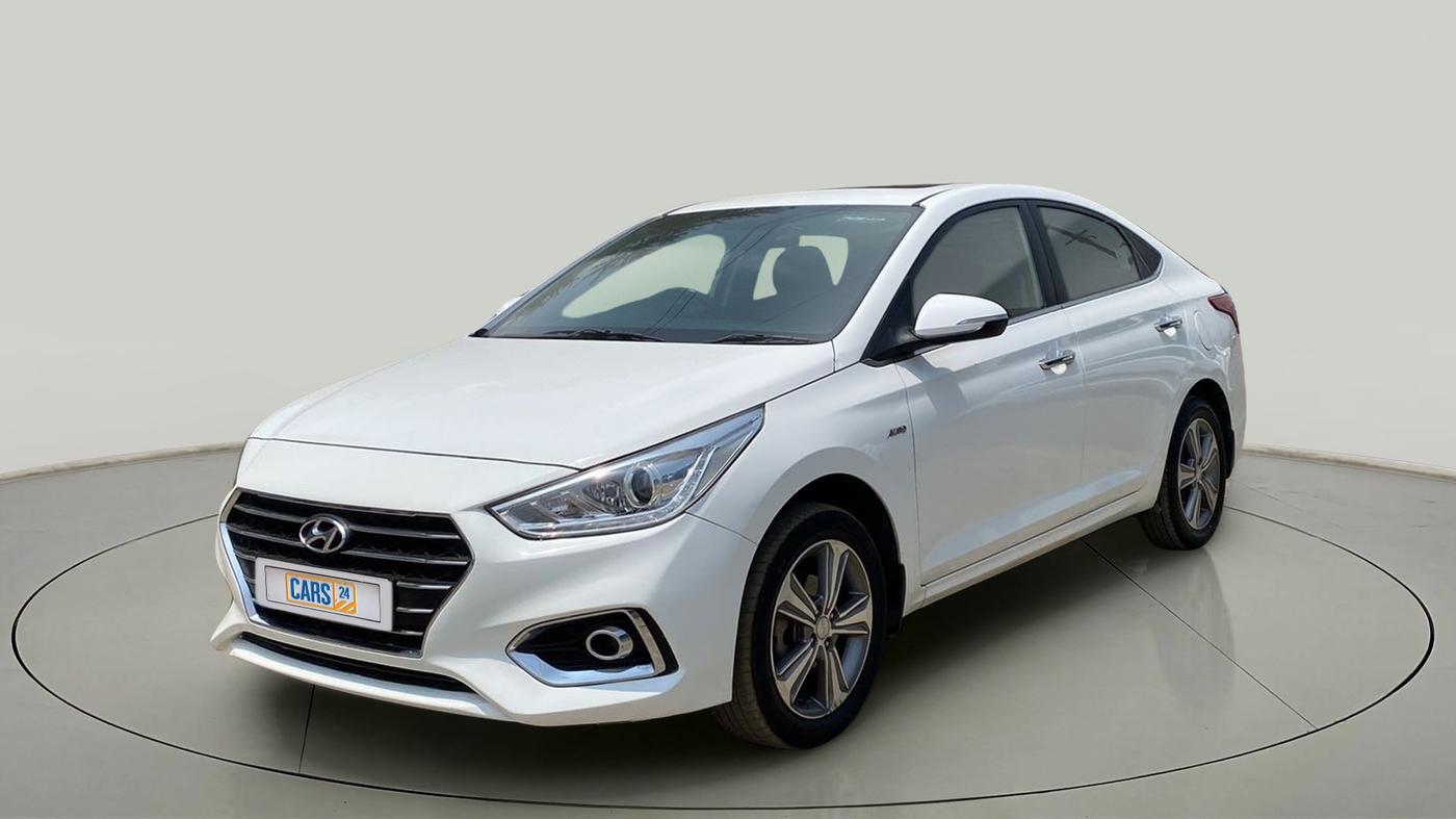 2018 Hyundai Verna 1.6 VTVT SX (O) AT, Petrol, Automatic, 50,786 km, Left Front Diagonal