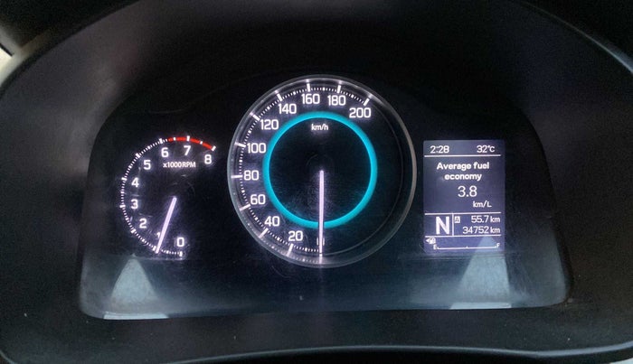 2017 Maruti IGNIS ZETA 1.2 AMT, Petrol, Automatic, 34,555 km, Odometer Image
