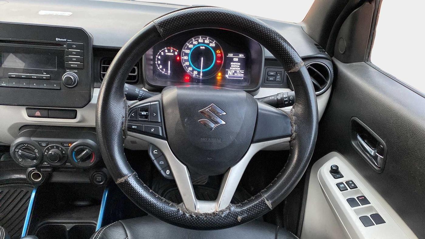 2017 Maruti IGNIS ZETA 1.2 AMT, Petrol, Automatic, 34,555 km, Steering Wheel Close Up