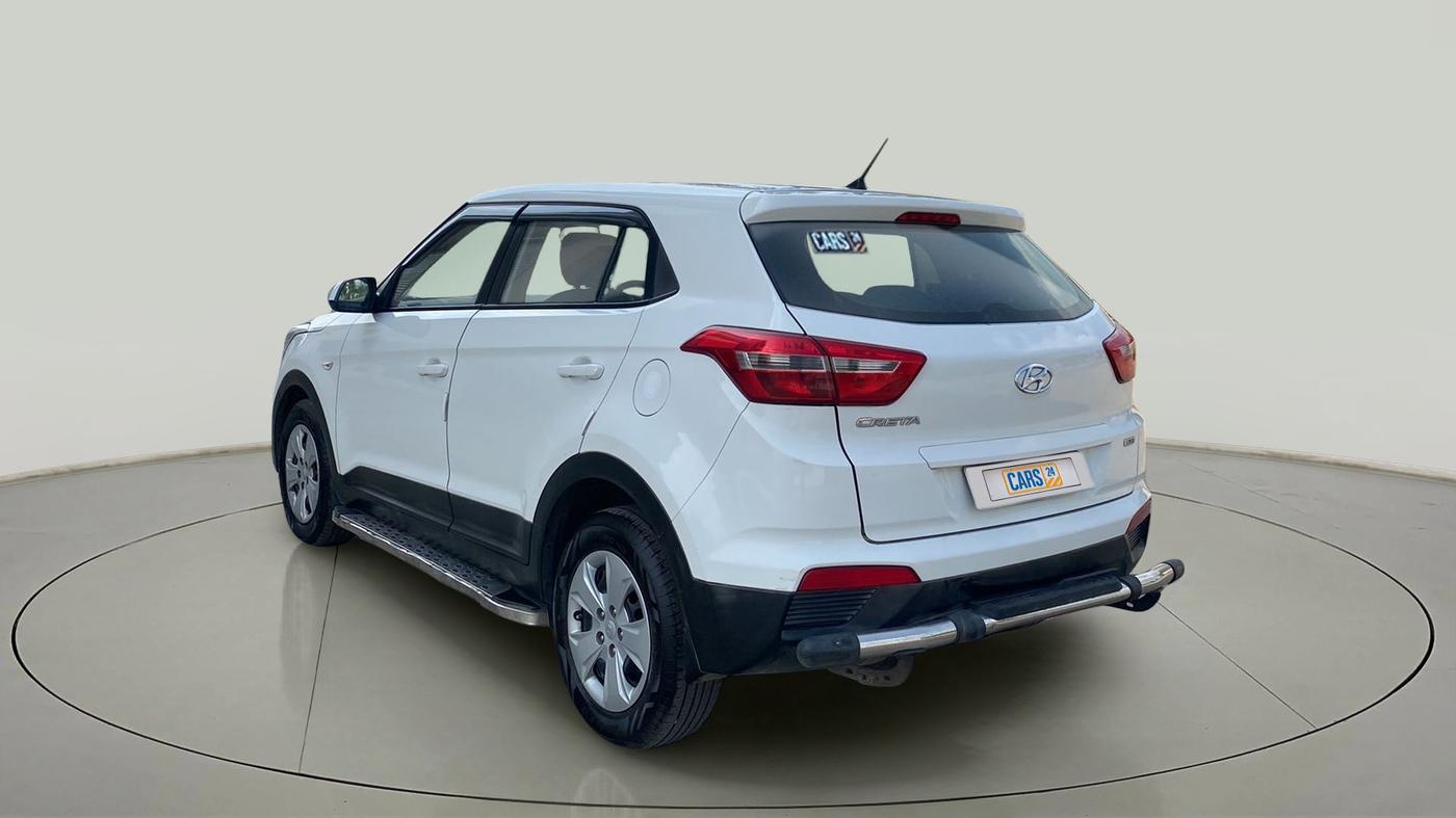 2016 Hyundai Creta BASE 1.4 DIESEL, Diesel, Manual, 1,24,930 km, Left Back Diagonal