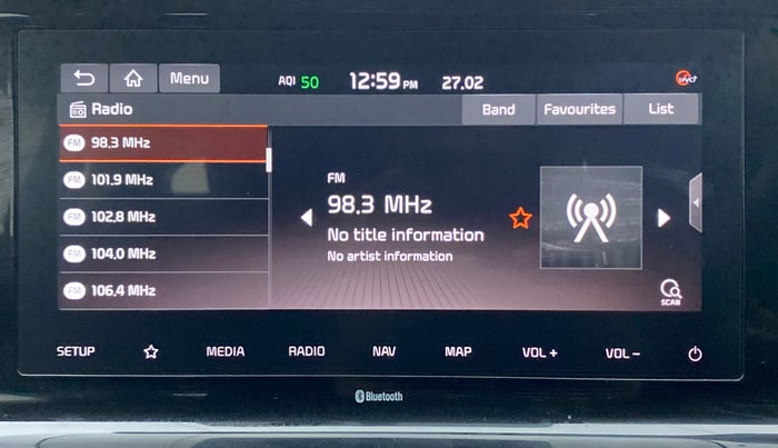 2019 KIA SELTOS GTX 1.4 GDI PETROL, Petrol, Manual, 44,083 km, Touchscreen Infotainment System