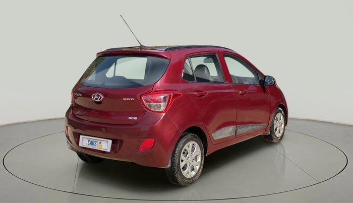 2016 Hyundai Grand i10 SPORTZ 1.2 KAPPA VTVT, Petrol, Manual, 65,236 km, Right Back Diagonal