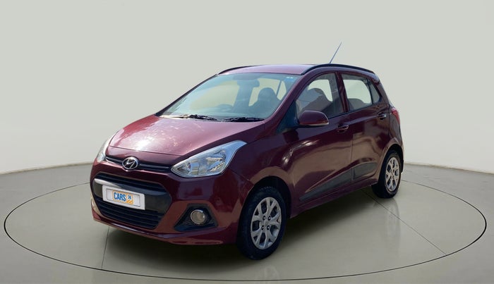 2016 Hyundai Grand i10 SPORTZ 1.2 KAPPA VTVT, Petrol, Manual, 65,236 km, Left Front Diagonal