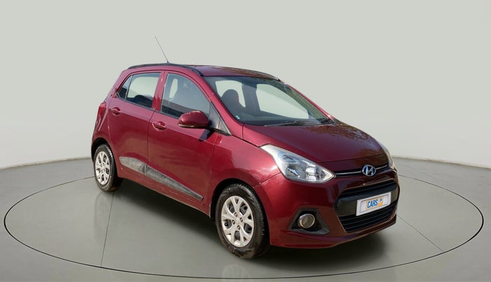 2016 Hyundai Grand i10 SPORTZ 1.2 KAPPA VTVT, Petrol, Manual, 65,236 km, Right Front Diagonal