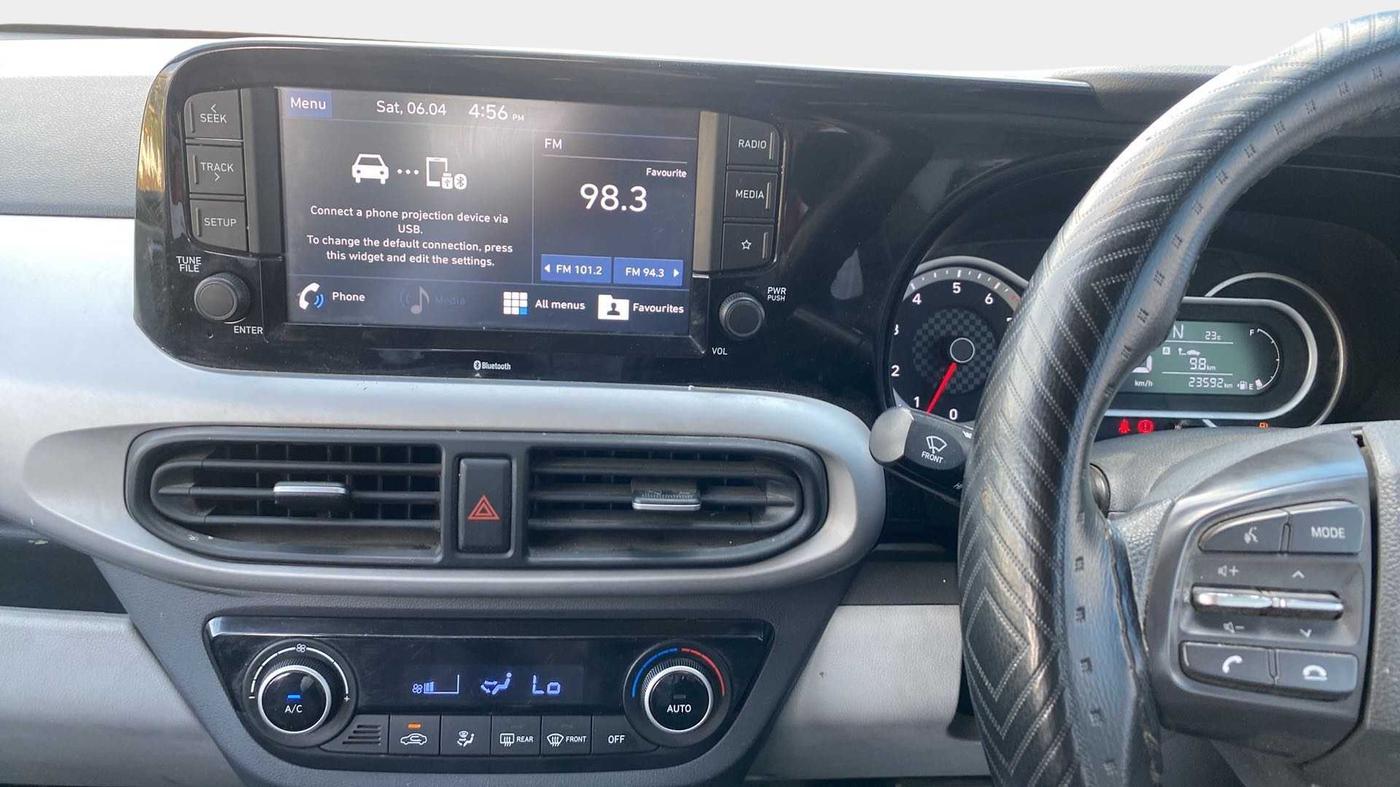 2021 Hyundai GRAND I10 NIOS SPORTZ AMT 1.2 KAPPA VTVT, Petrol, Automatic, 24,124 km, Air Conditioner