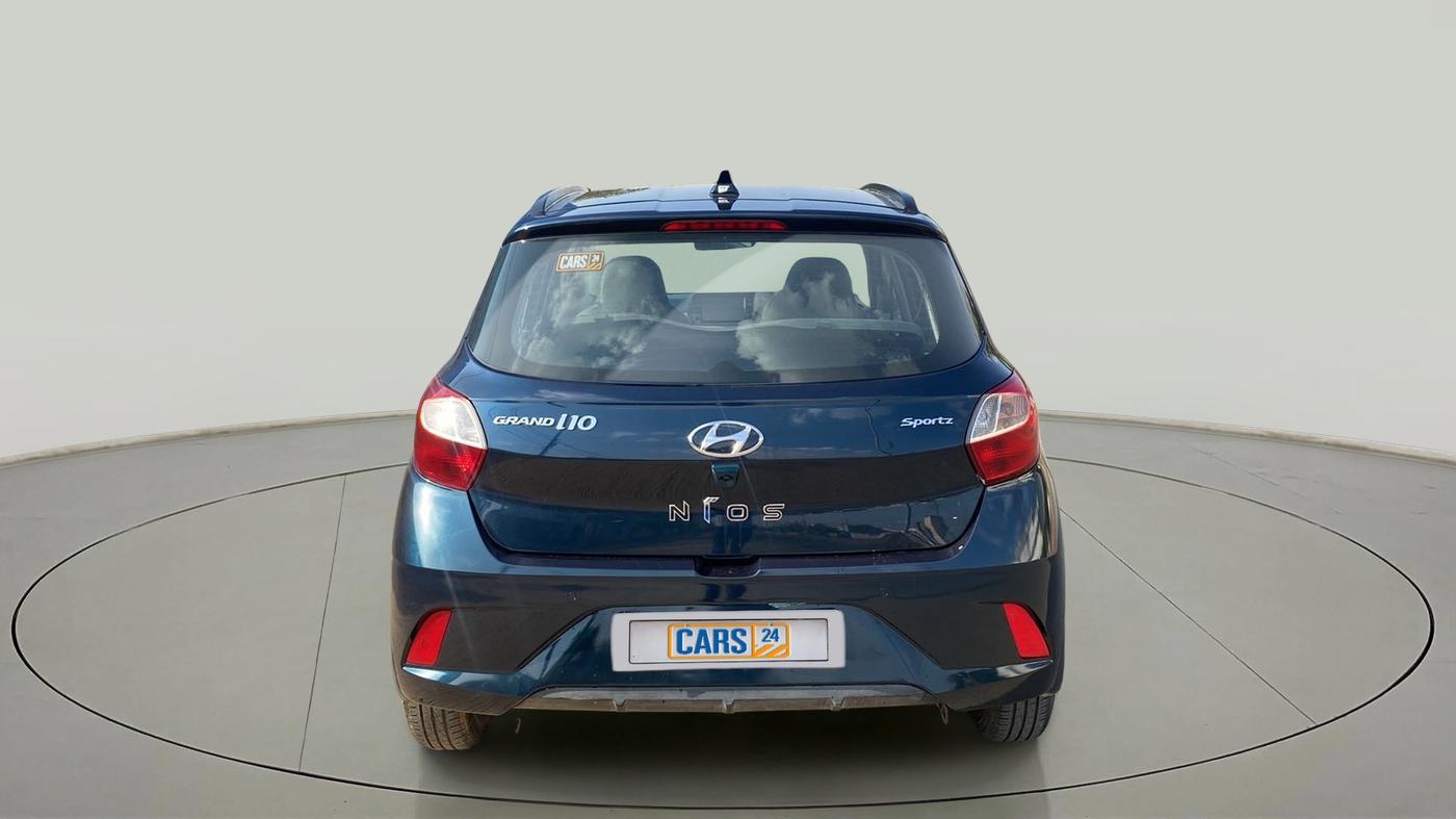 2021 Hyundai GRAND I10 NIOS SPORTZ AMT 1.2 KAPPA VTVT, Petrol, Automatic, 24,124 km, Back/Rear