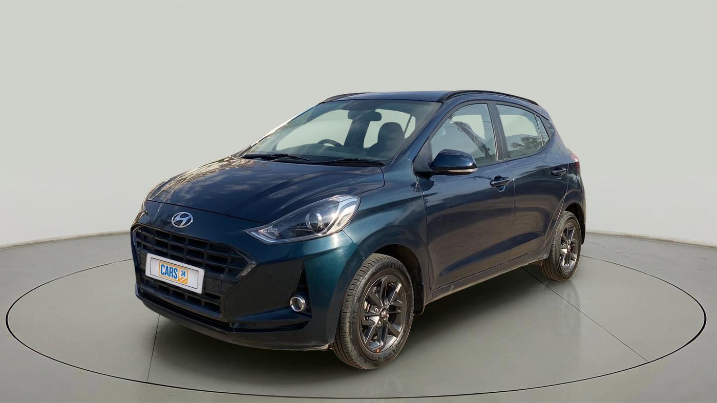 2021 Hyundai GRAND I10 NIOS SPORTZ AMT 1.2 KAPPA VTVT, Petrol, Automatic, 24,124 km, Left Front Diagonal