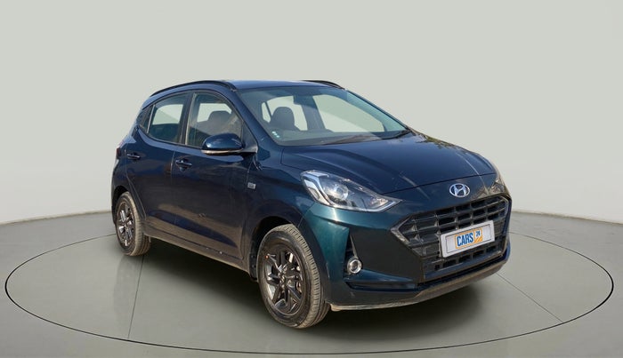 2021 Hyundai GRAND I10 NIOS SPORTZ AMT 1.2 KAPPA VTVT, Petrol, Automatic, 24,124 km, Right Front Diagonal