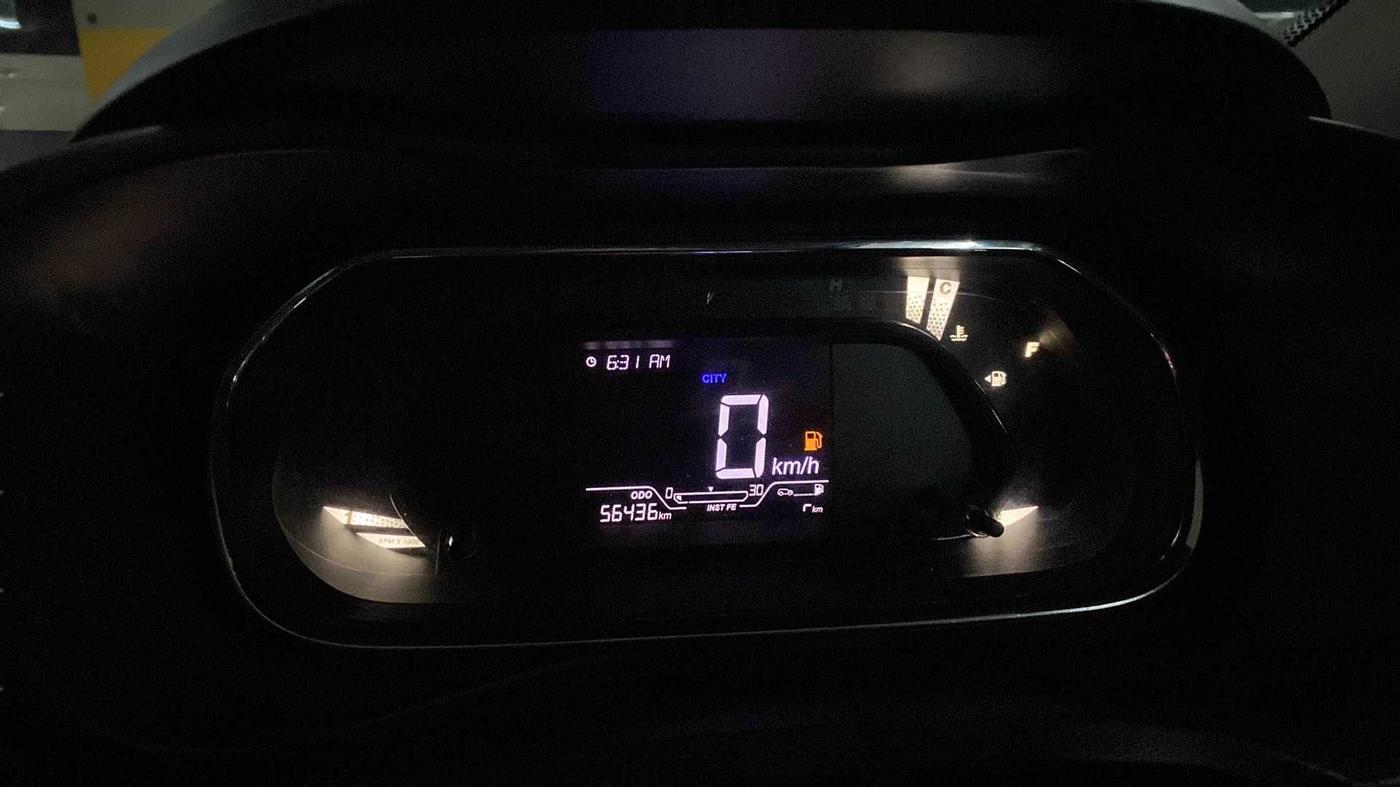2020 Tata NEXON XZ PETROL, Petrol, Manual, 56,554 km, Odometer Image
