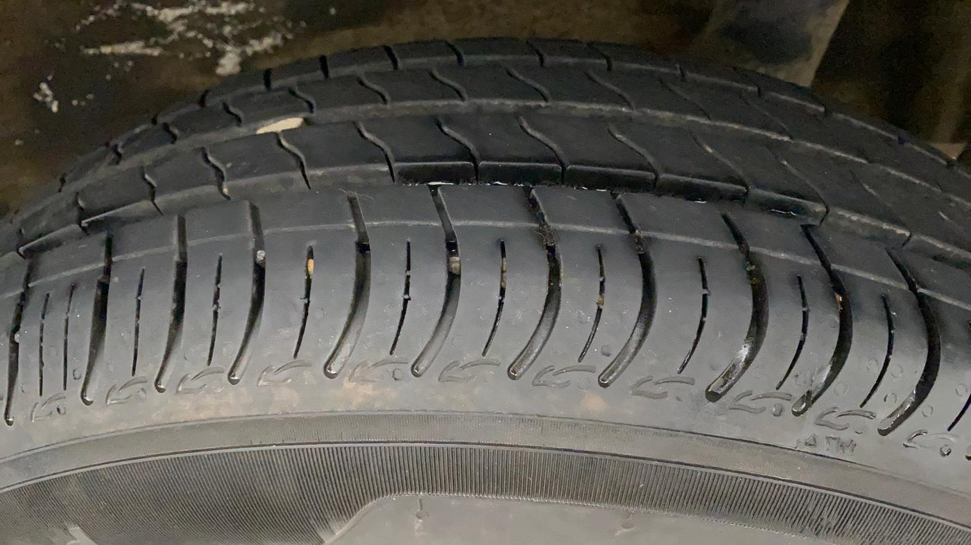 2023 Maruti S PRESSO VXI+, Petrol, Manual, 9,884 km, Left Rear Tyre Tread
