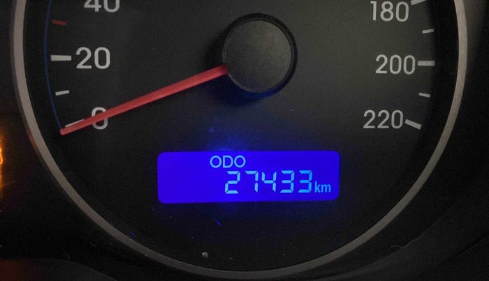2013 Hyundai i20 MAGNA (O) 1.2, Petrol, Manual, 27,413 km, Odometer Image
