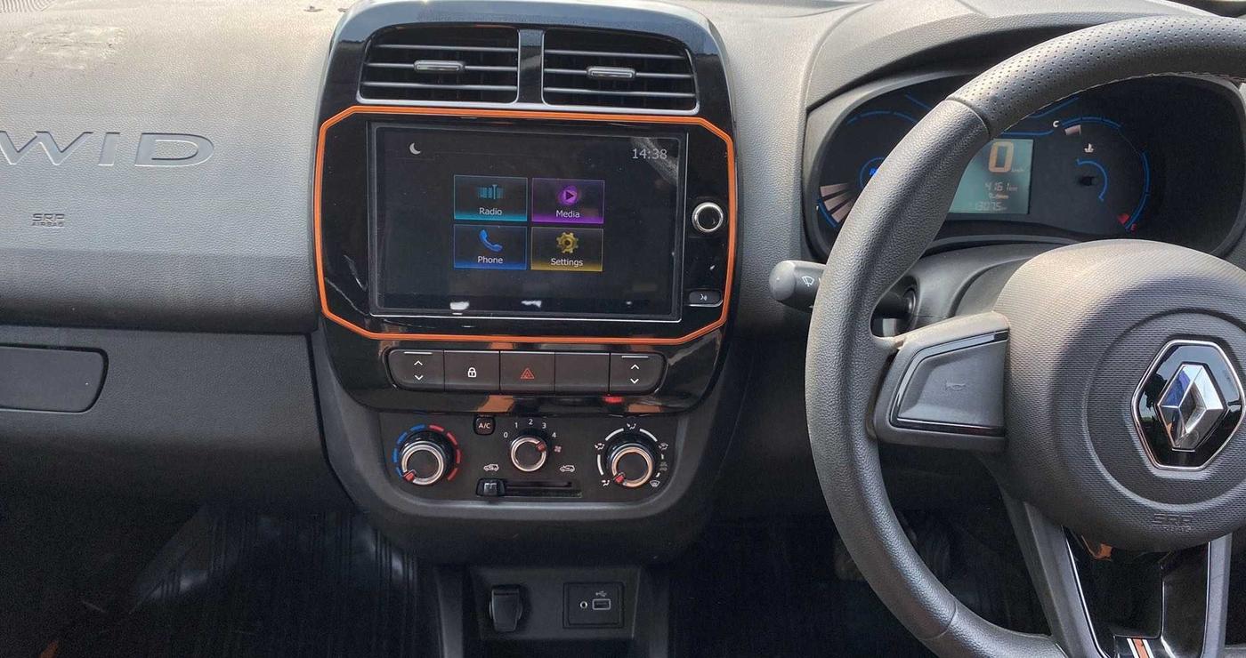2020 Renault Kwid CLIMBER 1.0 AMT (O), Petrol, Automatic, 4,141 km, Air Conditioner