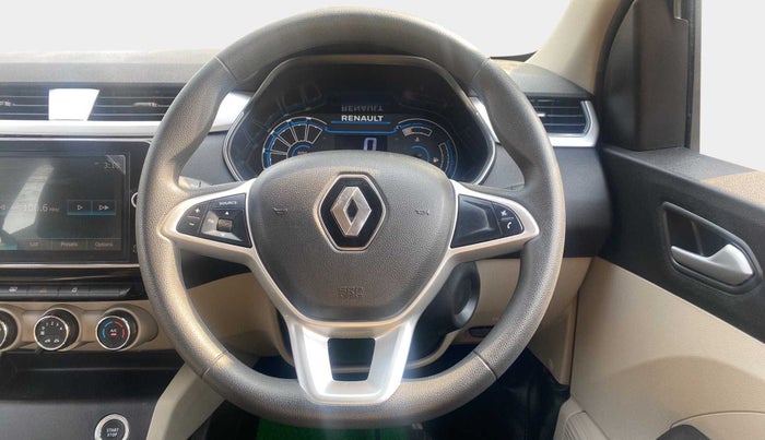 2021 Renault TRIBER RXZ AMT DUAL TONE, Petrol, Automatic, 21,071 km, Steering Wheel Close Up