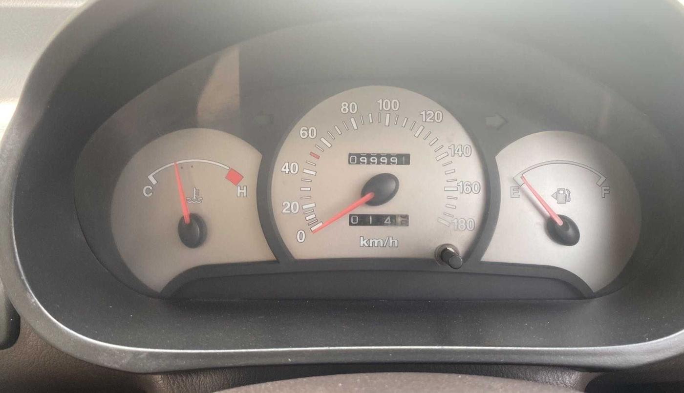2011 Hyundai Santro Xing GL PLUS, Petrol, Manual, 1,00,022 km, Odometer Image