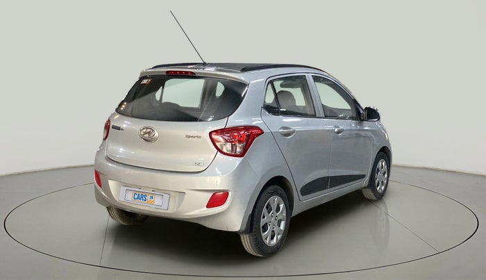 2016 Hyundai Grand i10 SPORTZ 1.2 KAPPA VTVT, Petrol, Manual, 65,120 km, Right Back Diagonal