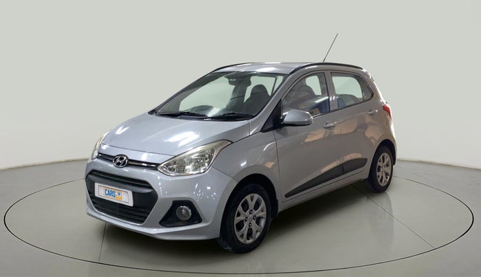 2016 Hyundai Grand i10 SPORTZ 1.2 KAPPA VTVT, Petrol, Manual, 65,120 km, Left Front Diagonal