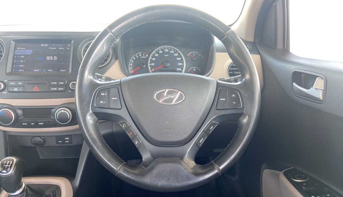 2018 Hyundai Grand i10 ASTA 1.2 KAPPA VTVT, Petrol, Manual, 77,618 km, Steering Wheel Close Up