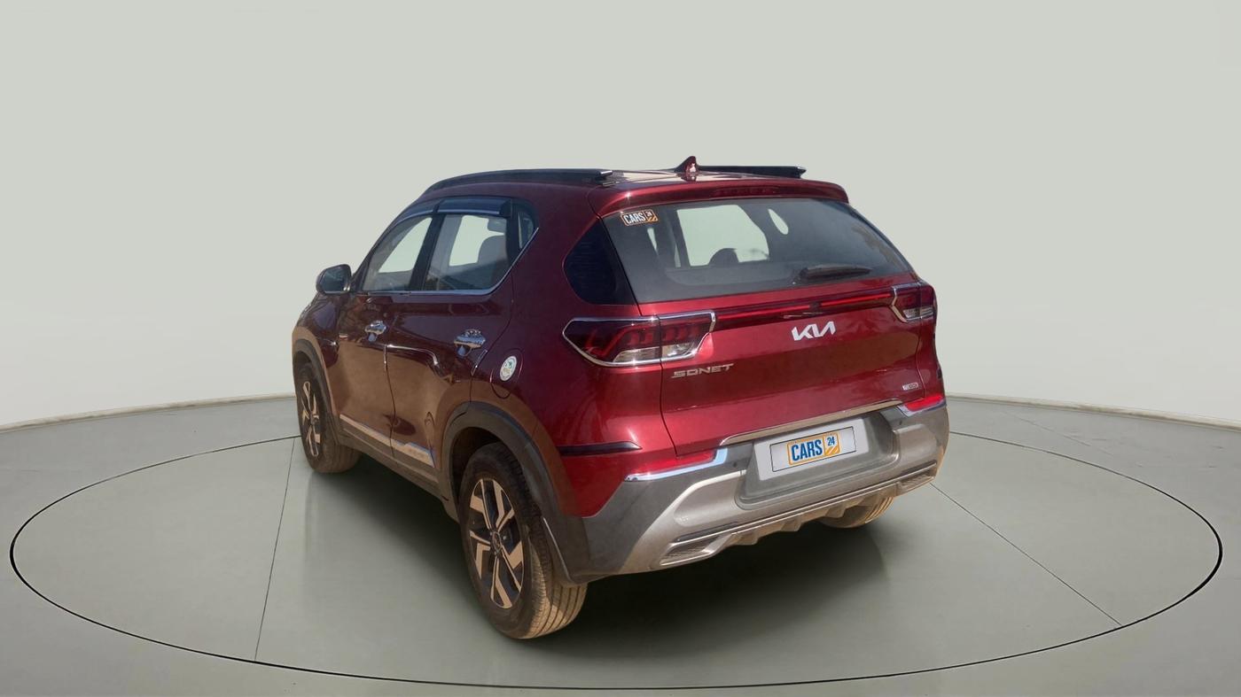 2021 KIA SONET HTX PLUS 1.0 IMT, Petrol, Manual, 16,550 km, Left Back Diagonal