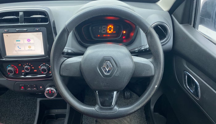 2019 Renault Kwid RXT 1.0 AMT, Petrol, Automatic, 26,042 km, Steering Wheel Close Up