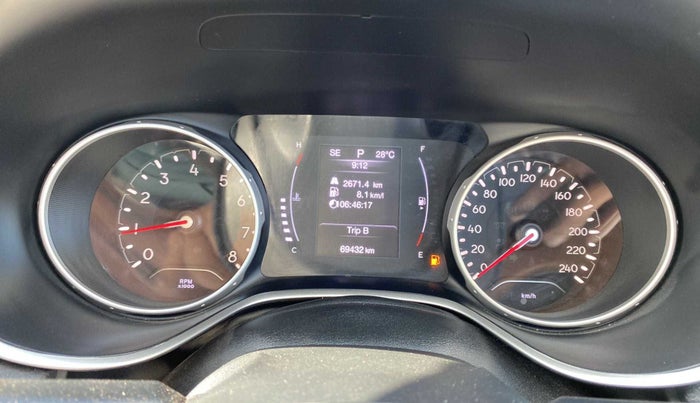 2017 Jeep Compass LIMITED (O) 1.4 PETROL AT BLACK PACK, Petrol, Automatic, 69,429 km, Odometer Image