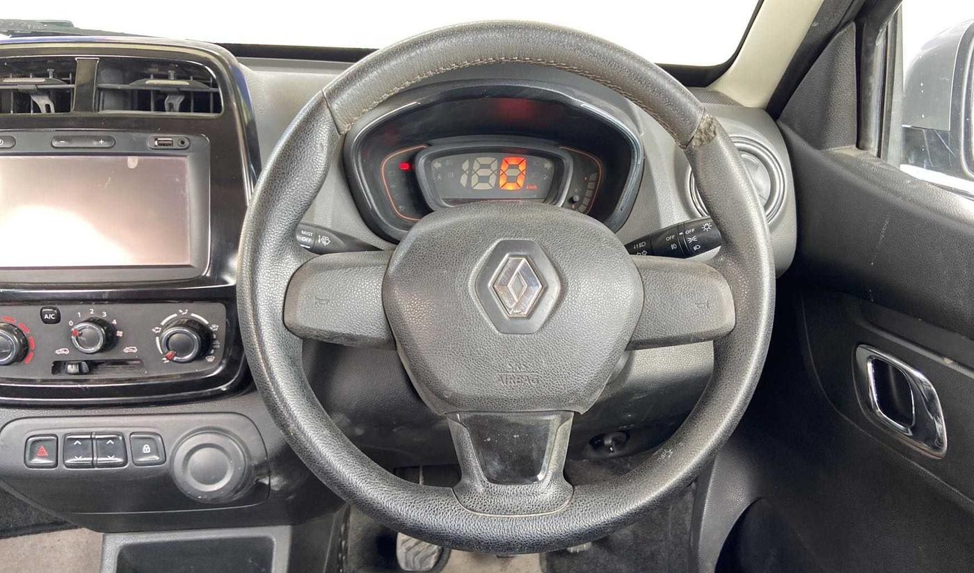 2018 Renault Kwid RXT 1.0 (O), Petrol, Manual, 43,779 km, Steering Wheel Close Up