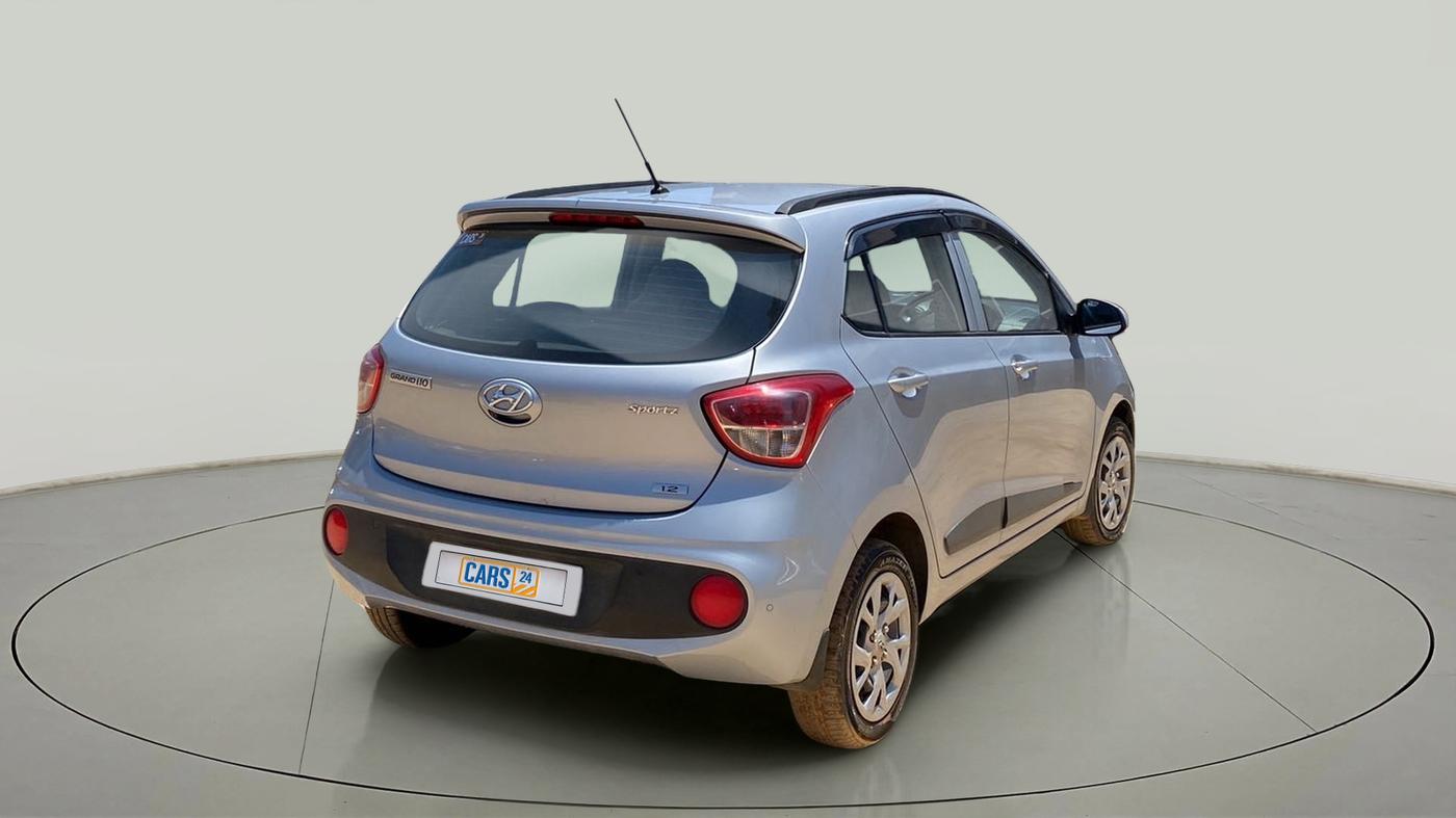 2020 Hyundai Grand i10 SPORTZ 1.2 KAPPA VTVT, Petrol, Manual, 37,169 km, Right Back Diagonal