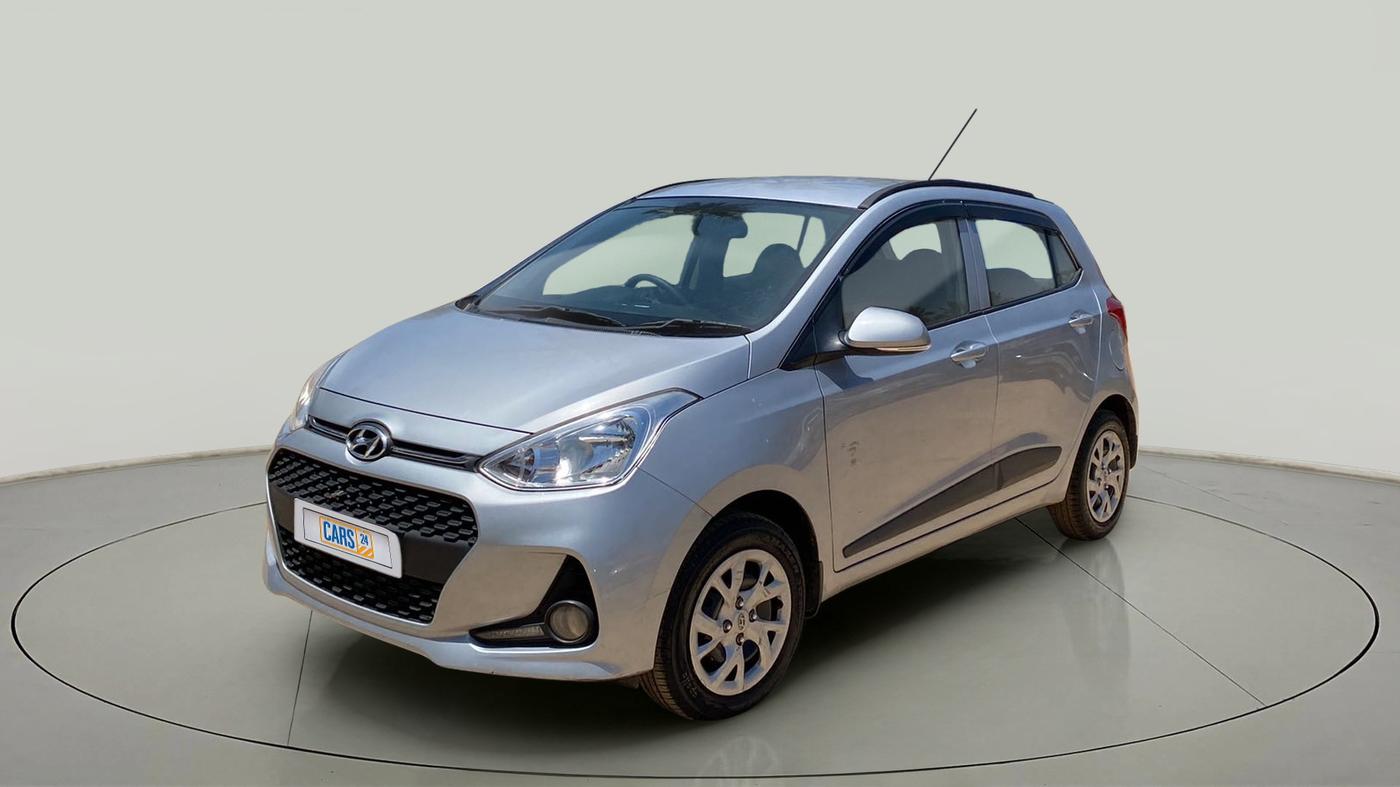 2020 Hyundai Grand i10 SPORTZ 1.2 KAPPA VTVT, Petrol, Manual, 37,169 km, Left Front Diagonal